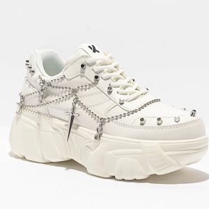 KOI Jinx Mystic Charm White Platform Shoes size 4